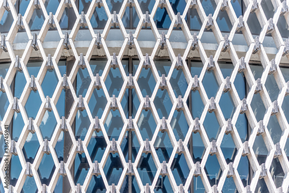 Fototapeta premium metal grid background