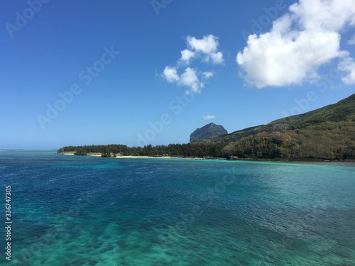 Mauritius blick aufs Meer