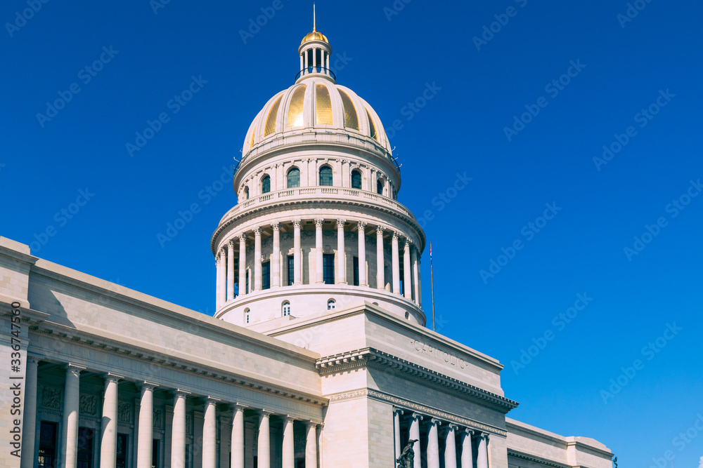 National Capitol Building known as El Capitolio in Havana, Cuba.