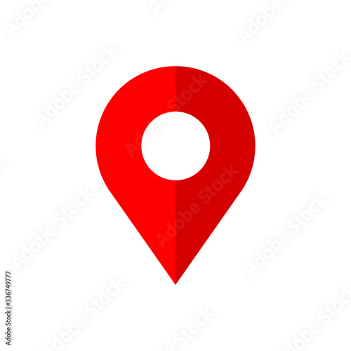 map pin icon vector logo template, locator icon