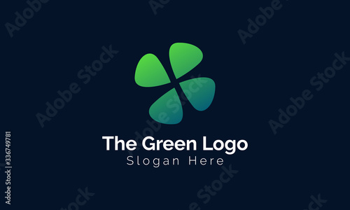 Green Leaf Logo Design
