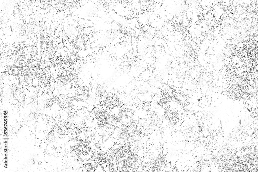 Fototapeta premium Texture of black and white lines, scratches