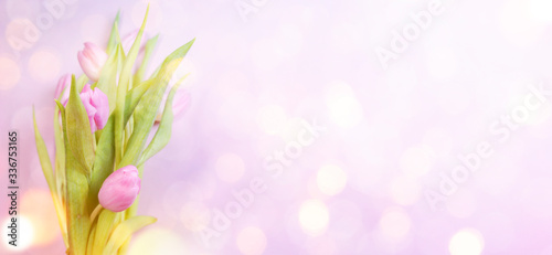 Spring flowers on the wooden background, greeting card for Mothers Day, 8 March, easter