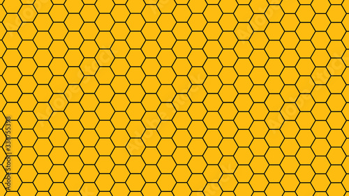 Fondo con celdas hexagonales como un panal