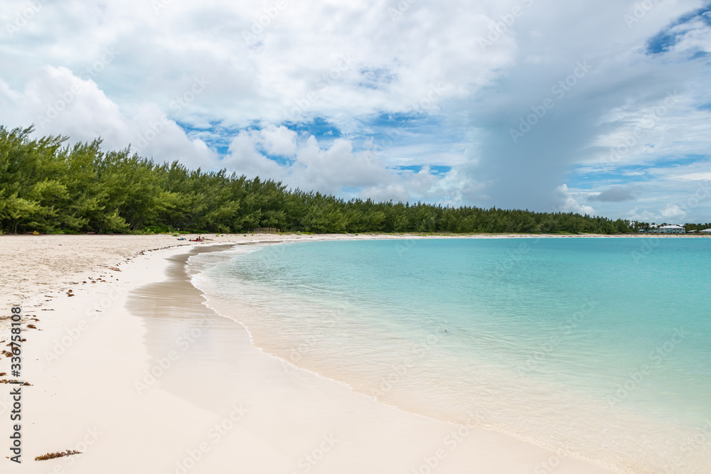 View of Emerald bay beach (Exuma, Bahamas). View of Emerald bay beach (Exuma, Bahamas).