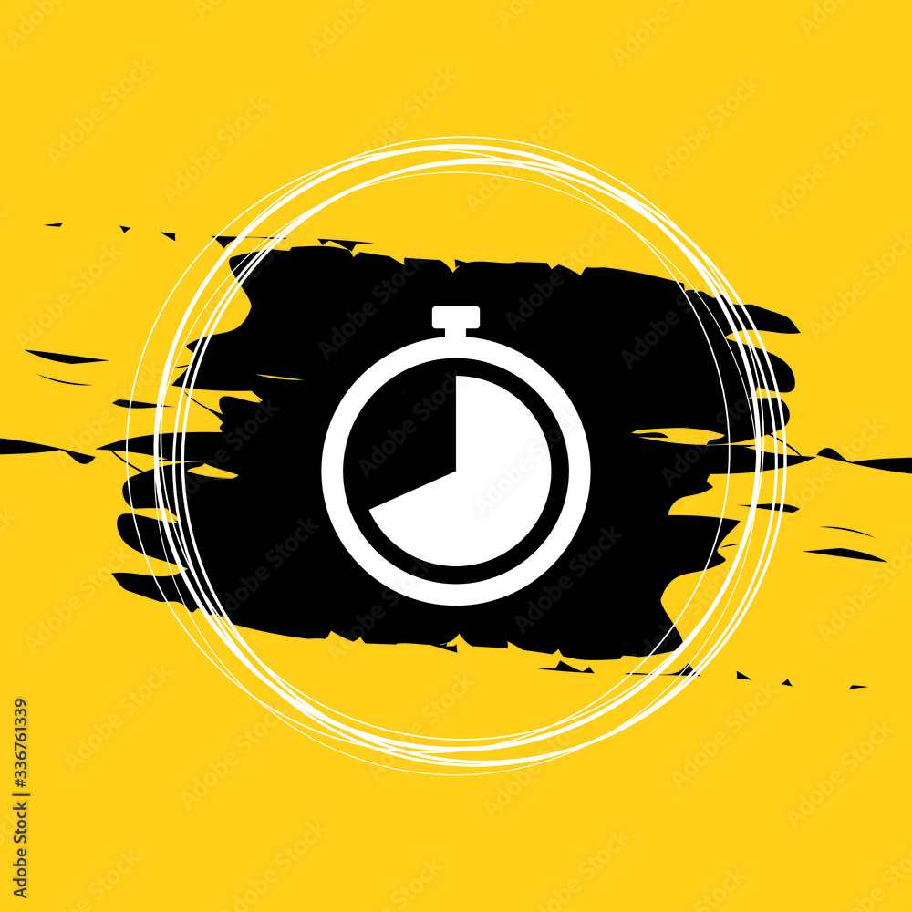 Fototapeta premium Clock Icon, Timer Icon Vector Illustration Eps10