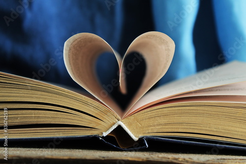 heart shaped book