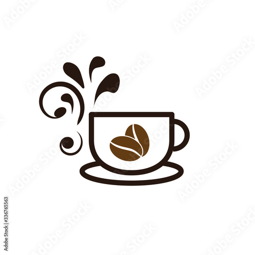 coffee icon. Cup of coffee  icon. Logo for cafe or restaurant