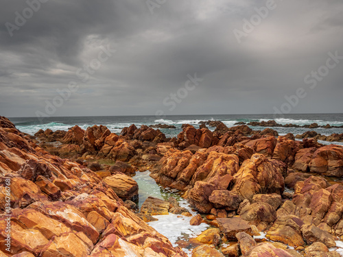 Mossel Bay South Africa with the nature rocks  photo