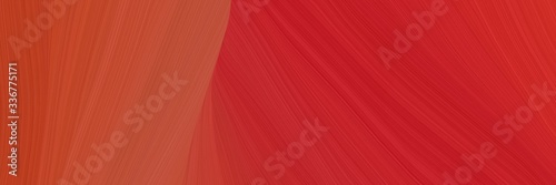 elegant flowing banner design with firebrick, moderate red and coffee colors. graphic with space for text or image. can be used as header or banner