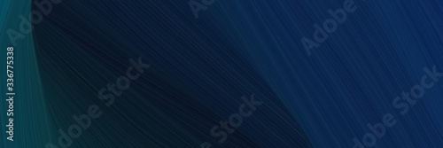 elegant colorful designed horizontal banner with very dark blue, dark slate gray and midnight blue colors. graphic with space for text or image. can be used as header or banner