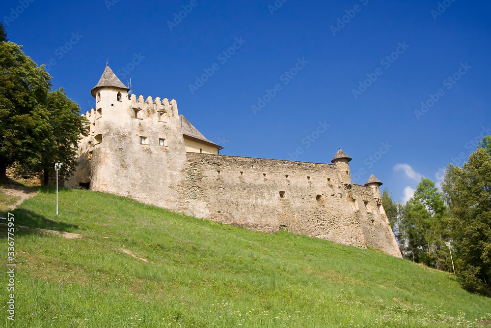 Gothic castle Stara Lubowna in Slovakia