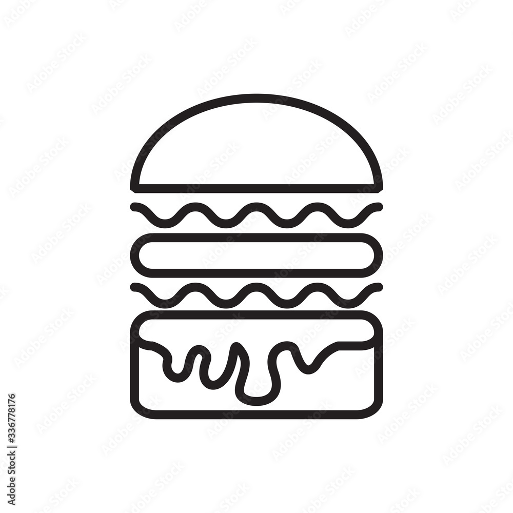 Hamburger, Burger icon Hamburger, Burger icon