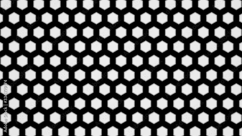 Monochrome transition effect, black and white mask loop background, luma matte