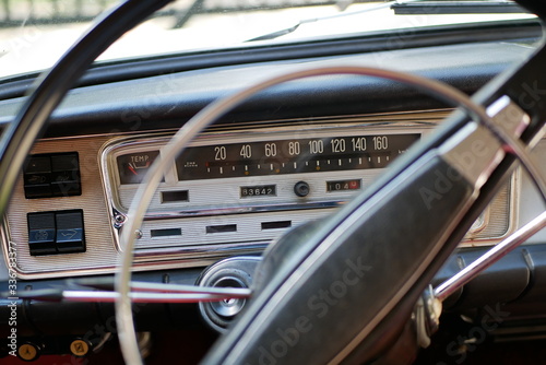 classic car interior