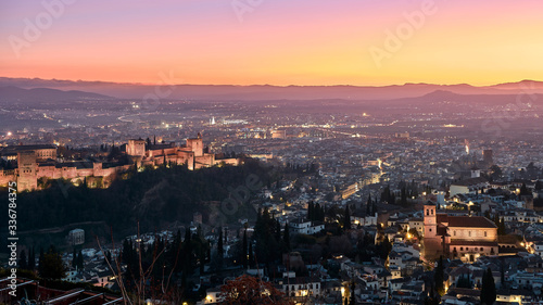 Panoramic view of Granada, Spain © Alejandro