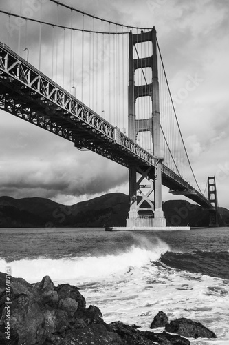 San Francisco Golden Gate Red Bridge