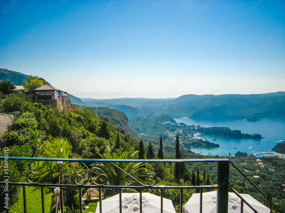 Fototapeta premium Beautful view at Corfu Island, Greece