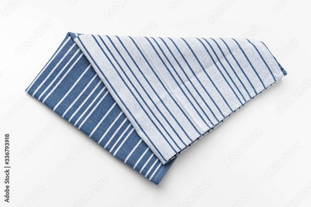 kitchen cloth (napkin) isolated on white background kitchen cloth (napkin) isolated on white background