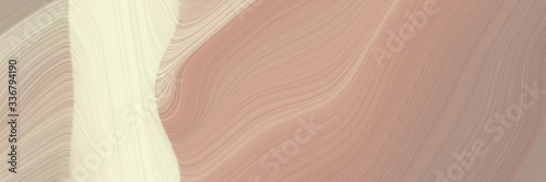 modern moving header with rosy brown, antique white and silver colors. graphic with space for text or image. can be used as header or banner