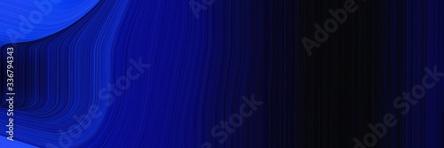 modern decorative designed horizontal header with dark blue, strong blue and midnight blue colors. graphic with space for text or image. can be used as header or banner