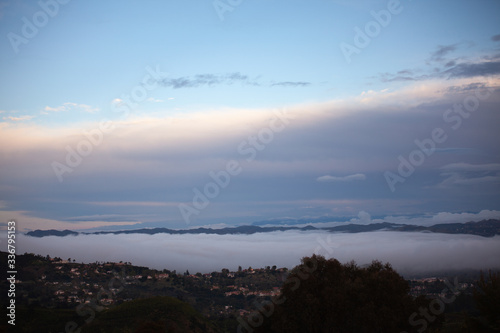 Fototapeta Naklejka Na Ścianę i Meble -  clouds over the city