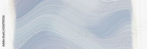 modern designed horizontal banner with pastel blue, white smoke and dark gray colors. graphic with space for text or image. can be used as header or banner