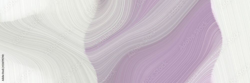 Fototapeta premium modern colorful designed horizontal banner with light gray, pastel purple and silver colors. graphic with space for text or image. can be used as header or banner