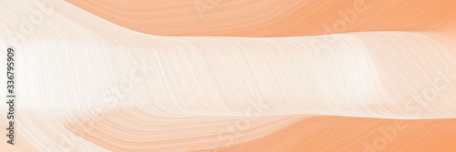 modern moving banner design with antique white  light salmon and skin colors. graphic with space for text or image. can be used as header or banner