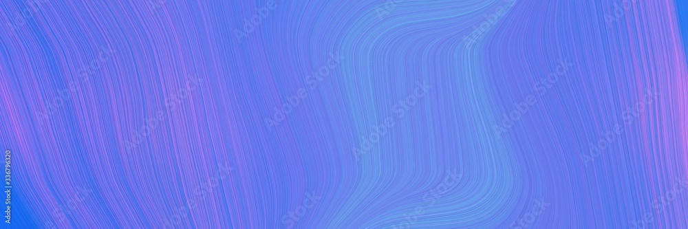 modern dynamic header design with corn flower blue, medium purple and royal blue colors. graphic with space for text or image. can be used as header or banner