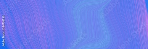 modern dynamic header design with corn flower blue, medium purple and royal blue colors. graphic with space for text or image. can be used as header or banner