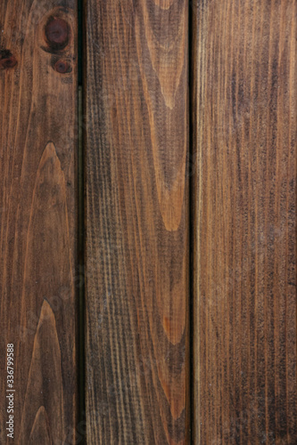 Wood Texture, Wooden Plank Grain Background, Striped Timber Desk Close Up, Brown Boards