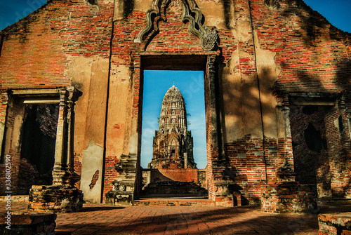 Buddhist ruins of Ayuthaya, Thailand, southeast asia