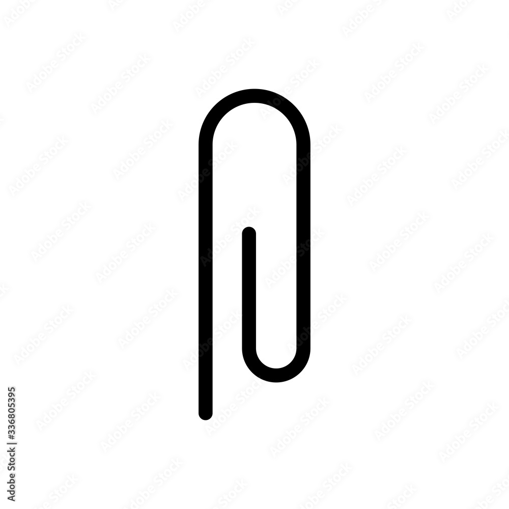 Paper clip icon vector design templates Paper clip icon vector design templates