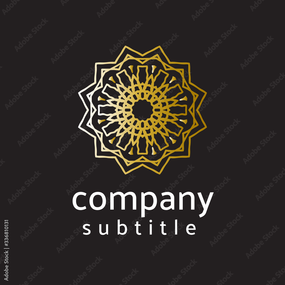 ornament gold logo ornament gold logo