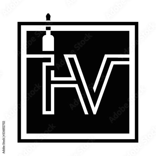 Logo design: letters I V N
