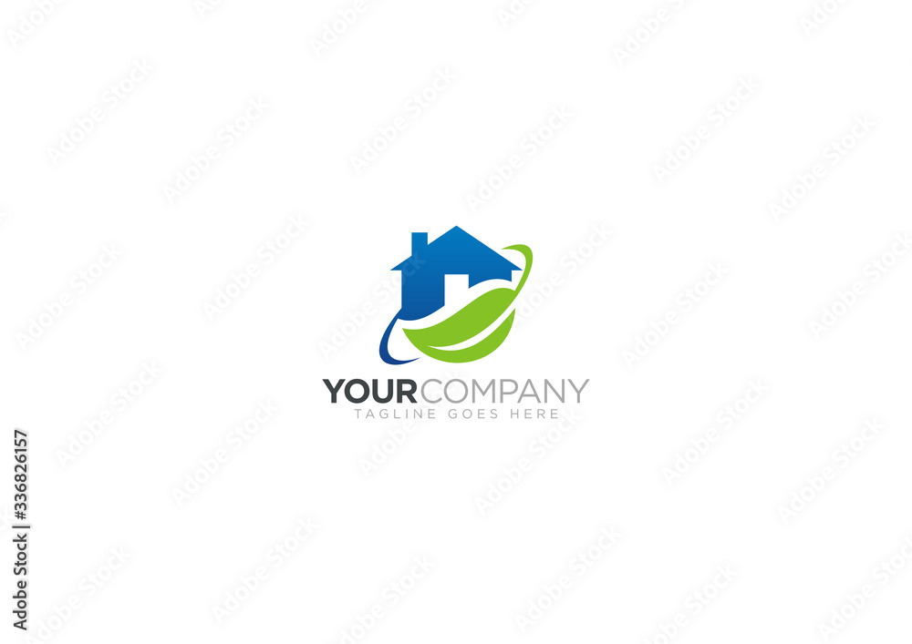 Vector Logo Design Environment Concept Editable