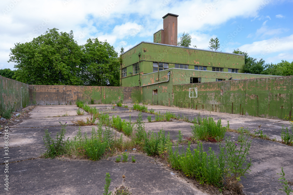 Abandoned building in RAF Newton, Nottinghamshire