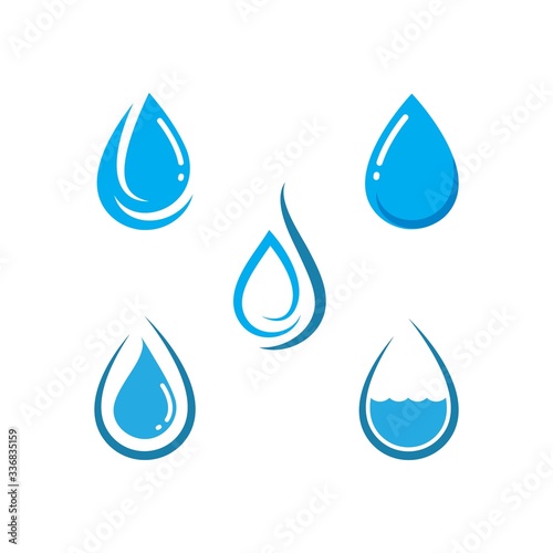 water drop Logo Template vector illustration