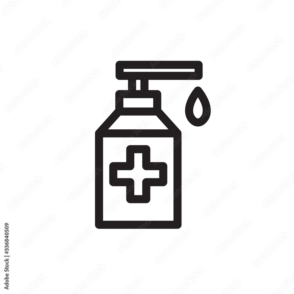 alcohol gel, hand sanitizer flat icon, vector illustration alcohol gel, hand sanitizer flat icon, vector illustration
