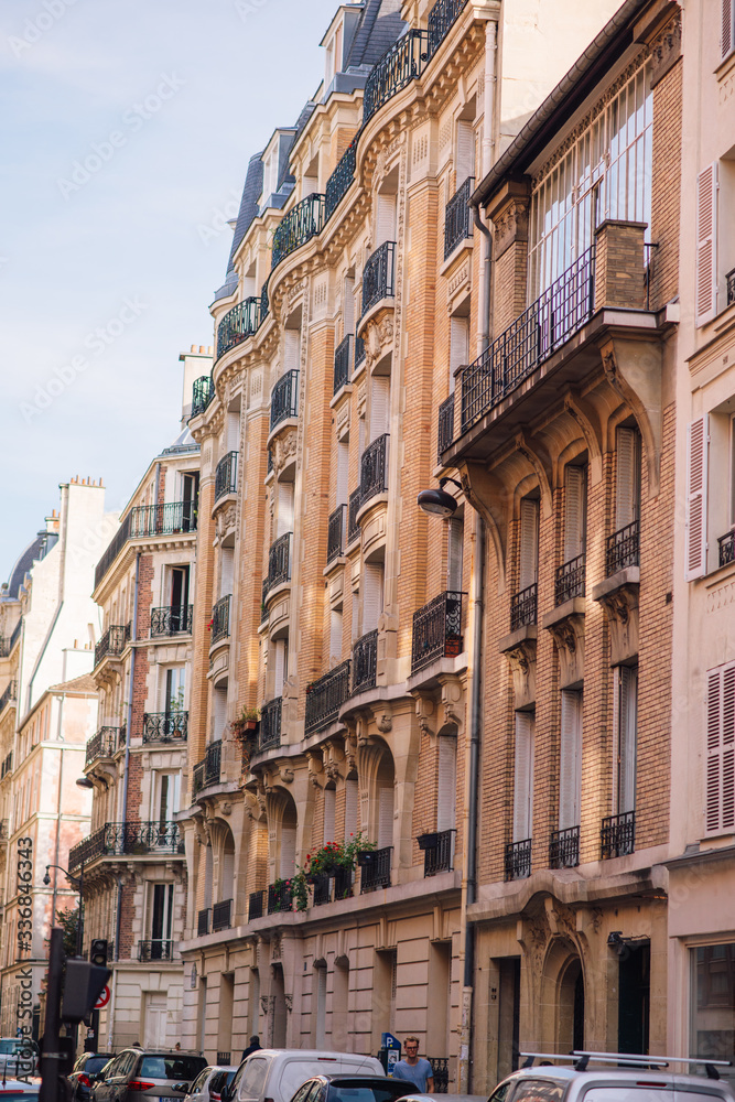 a street in Paris on a Sunny day
