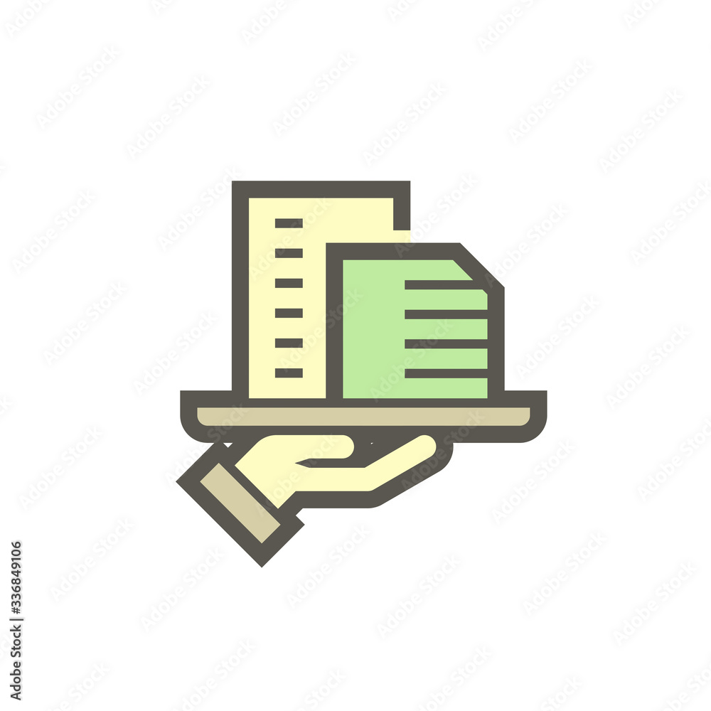 Real estate agent and investment vector icon design on white. Real estate agent and investment vector icon design on white.