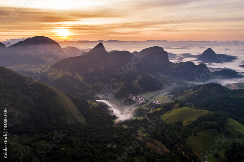 Burama district photographed in Burarama  a district of the Cachoeiro de Itapemirim County  in Espirito Santo. Atlantic Forest Biome. Picture made in 2018.