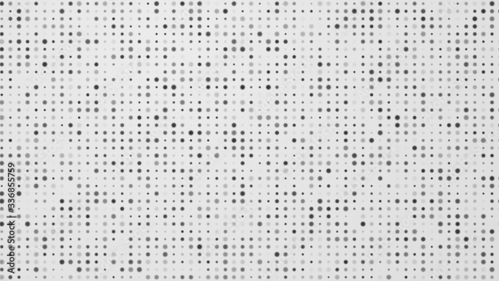 Dot white black pattern gradient texture background. Abstract technology big data digital concept. 3d rendering. Dot white black pattern gradient texture background. Abstract technology big data digital concept. 3d rendering.