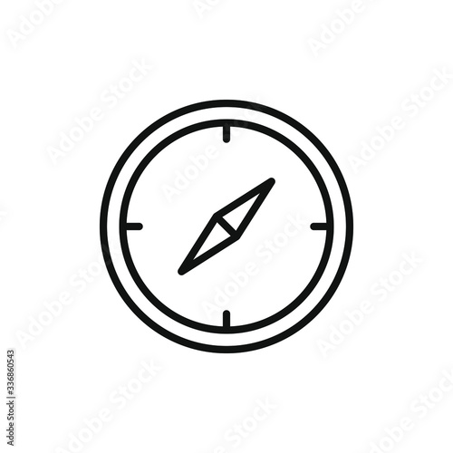 Free Download simple icon of compass vector illustration - GFXLoad