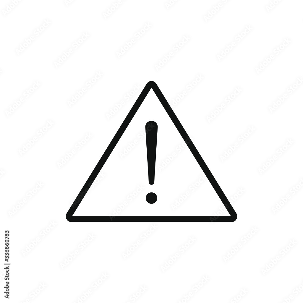 warning triangle sign icon with outline style design warning triangle sign icon with outline style design