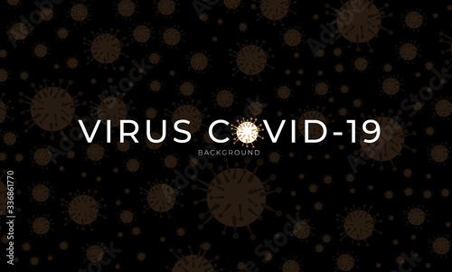 Corona virus, COVID-19 Wuhan virus disease from china. Vector illustration.
