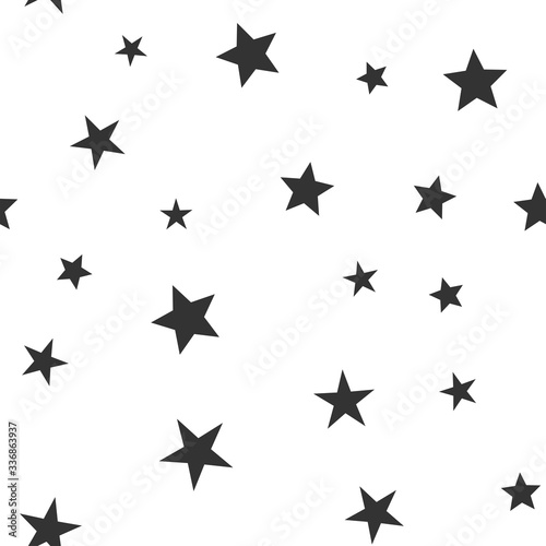 Stars seamless pattern. Vector illustration. Star icons texture background.