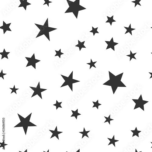 Stars seamless pattern. Vector illustration. Star icons texture background.