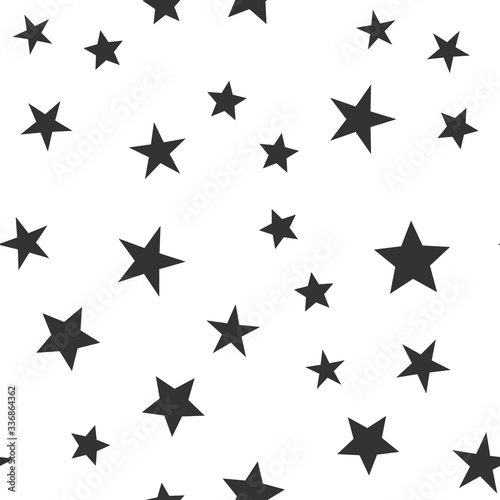 Stars seamless pattern. Vector illustration. Star icons texture background.